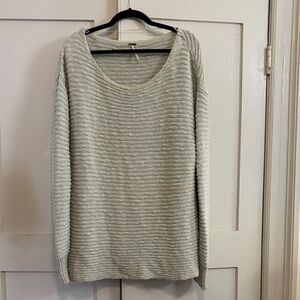 Free People Pale Green Sweater